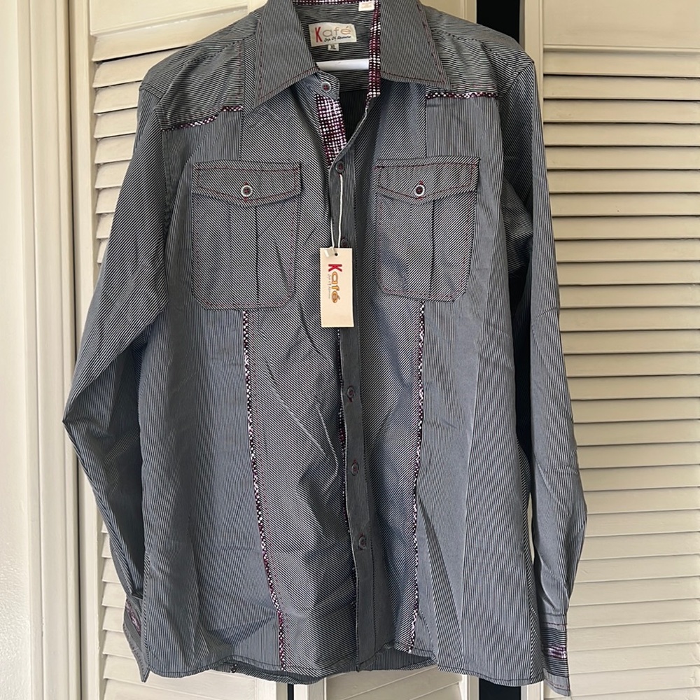 Kafe men’s button up shirt